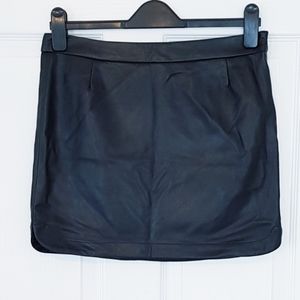 Gap leather mini skirt